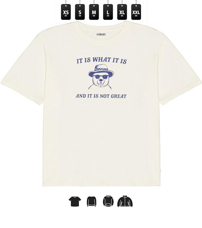 It Is What It Is And It Is Not Great Funny Tee, Sarcastic Unisex T-Shirt for Humor, Playful Gift Idea for Unique Tee Collectors