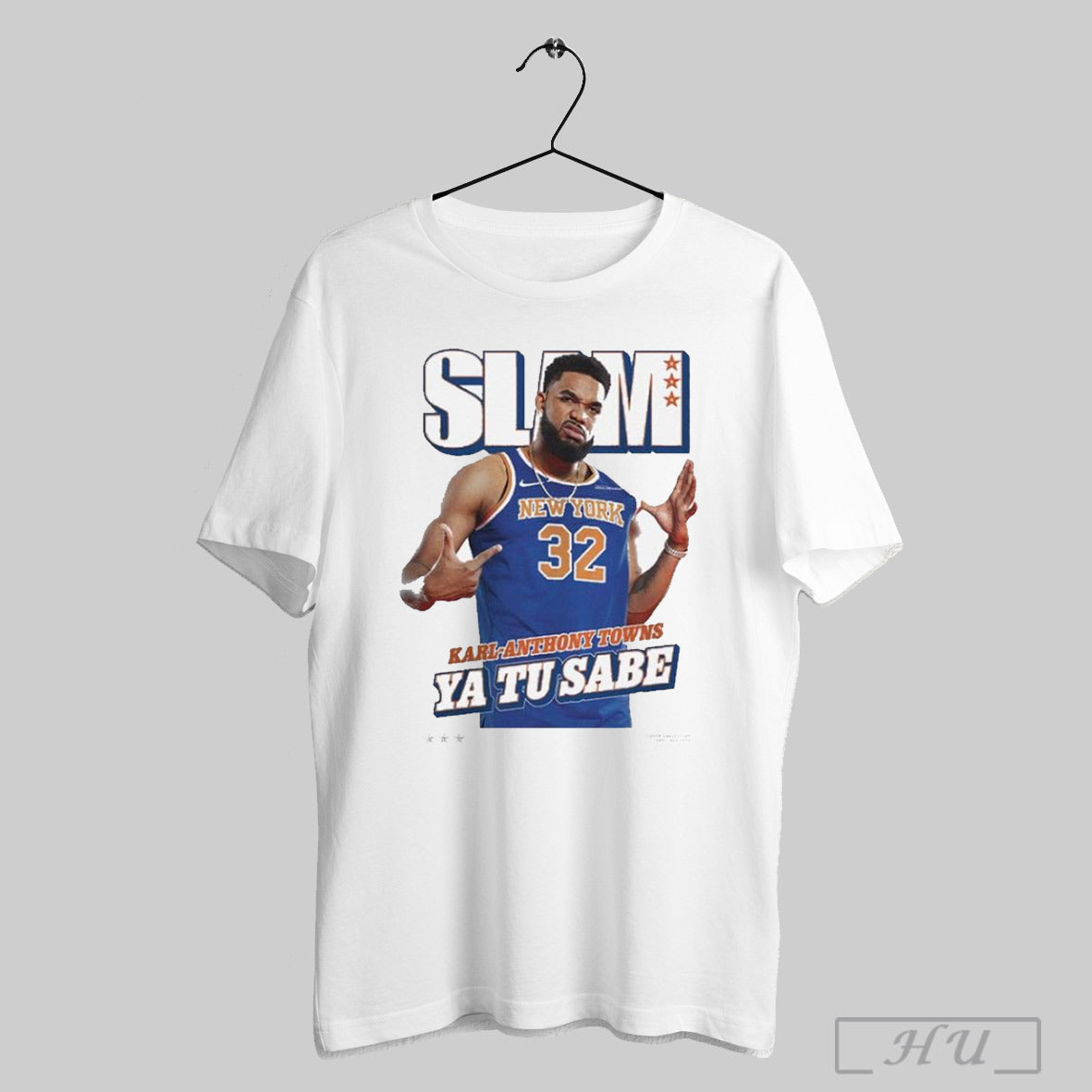 Slam Cover Tee Karl Anthony Towns Slam 254 New York Knicks Nba Unisex T Shirt Sweatshirt Poster