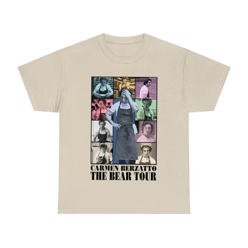 Carmy The Bear Tour T-Shirt Sweatshirt Hoodie Unisex Cotton Fabric Menswear Short
