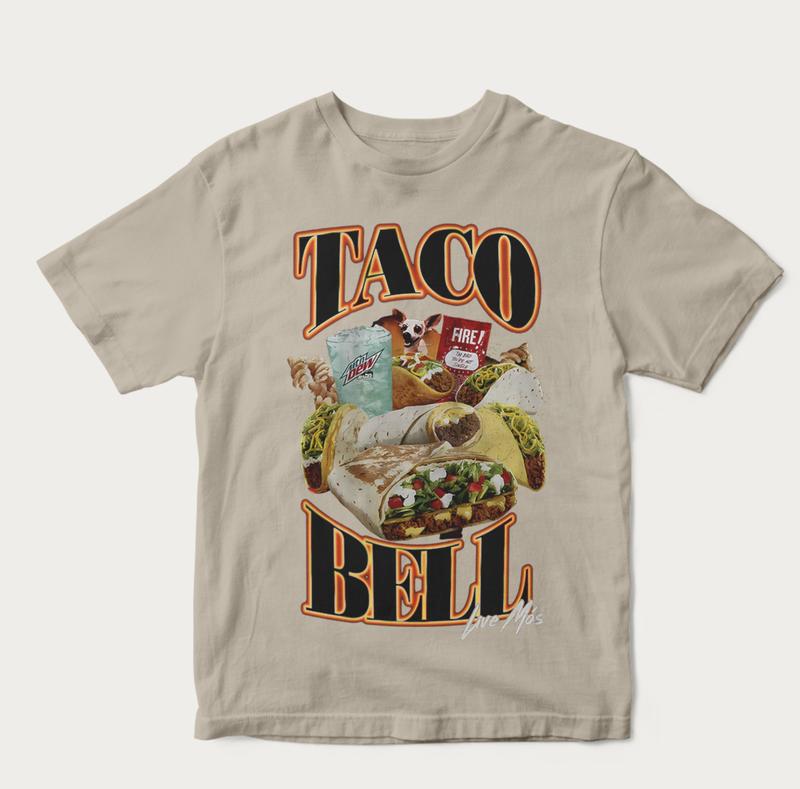 Taco Bell 90'S Bootleg, Unisex Short Sleeves Tee for Men and Women