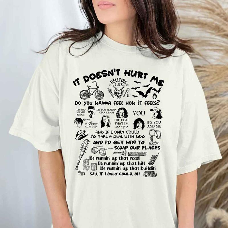 Running Up that HillT Shirt , Stranger T Shirt, Things T Shirt, Movie Stranger T Shirt Sweatshirt Hoodie .