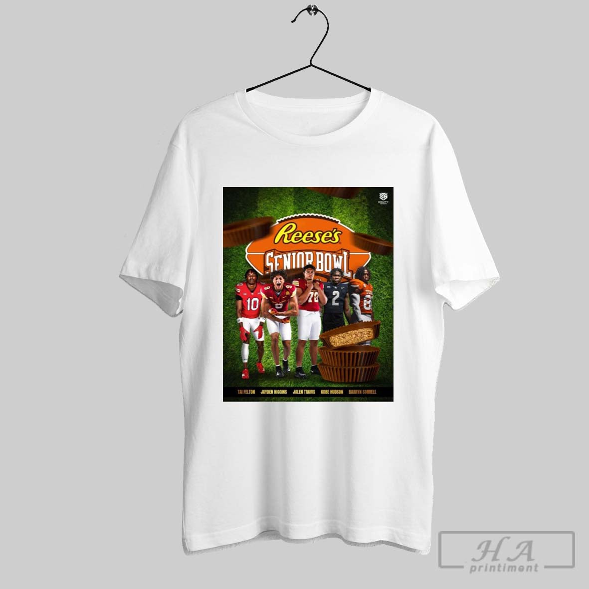 Tai Felton Jayden Higgins Jalen Travis Kobe Hudson Barryn Sorrell 2025 Game Day Reeses Senior Bowl Mobile Al Poster T Shirt