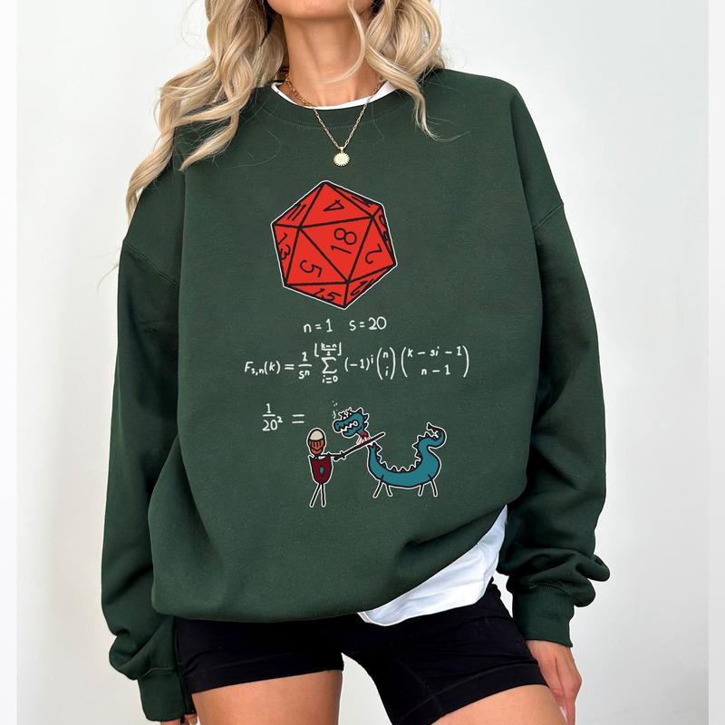 The Science of 20 Sided Dice Dragons DnD D20 Unisex T Shirt, Dungeons and Dragons Shirt, Meme Gift, Funny Vintage Style Unisex Gamer T-Shirt, Gift for DM Game Master