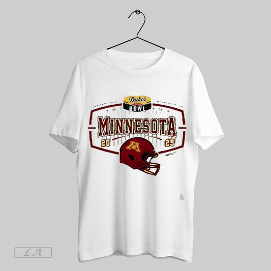 Premium Minnesota Golden Gophers Football In 2025 Dukes Mayo Bowl Helmet Unisex T Shirts