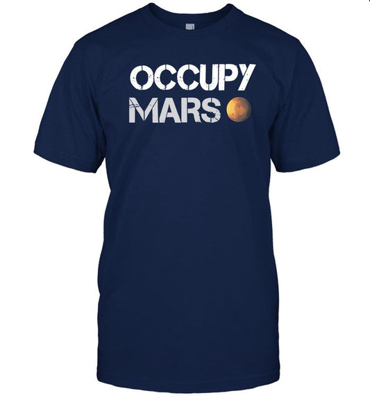 Limited Occupy Mars Funny Shirt