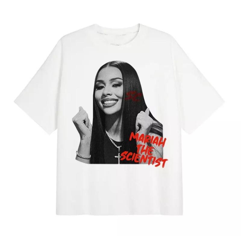 Mariah The Scientist Big Face Graphic Rap T-Shirt
