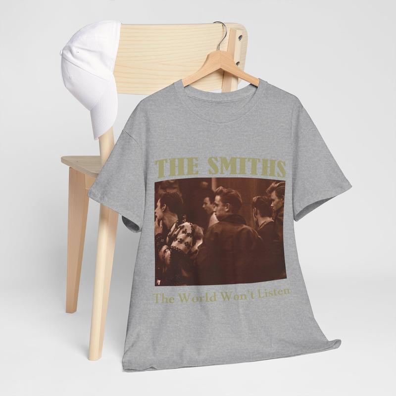 Vintage The Smiths Aesthetic T-Shirt - Retro The Smiths Shirt - The Smiths Shirt 80s Retro Musical Vintage T-Shirt Cotton Classic