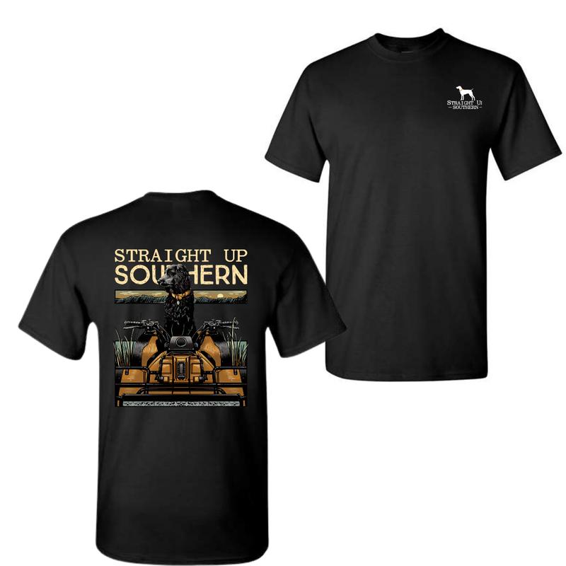 The Straight Up Southern Boykin On a 4-Wheeler 2 Sided T-Shirt, Gift For Men For Women, Trendy Shirt