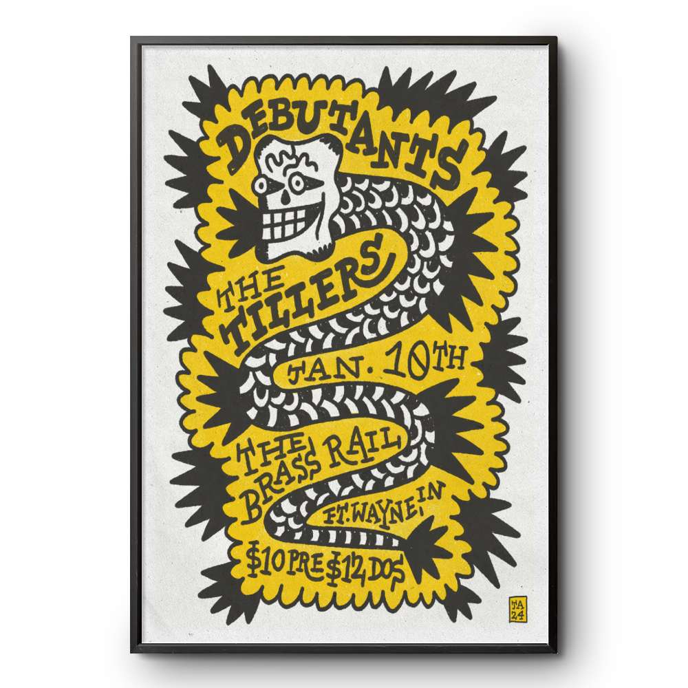 Debutants With The Tillers January 10, 2025 The Brass Rail Fort Wayne Poster