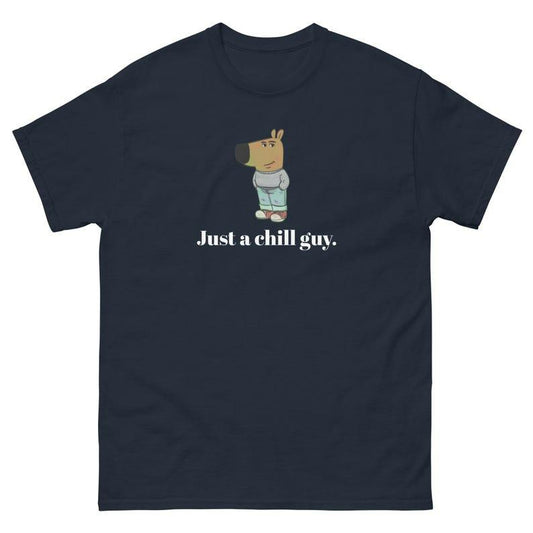 Just a chill guy Unisex Tee, Funny TShirt Chill Guy Trend Chill Guy Meme unisex cotton Shirt