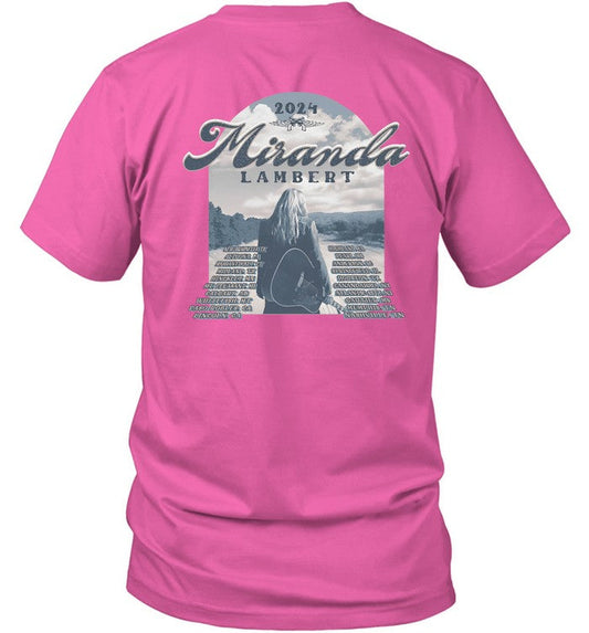 Miranda Lambert 2024 Tour Concert Shirt