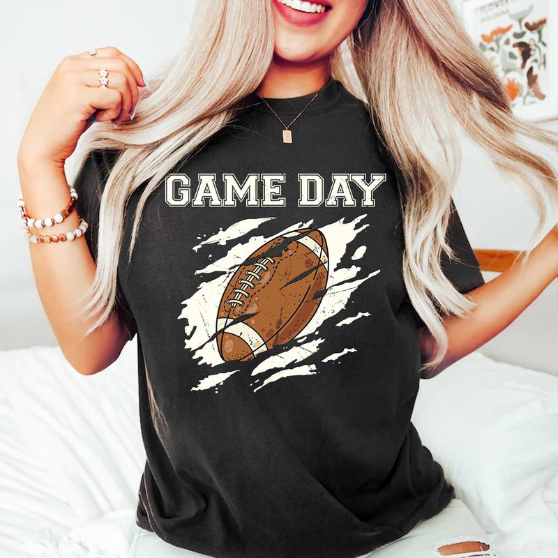 Football Shirt, Game Day Shirt, Football Team Matching Shirt, Sport Graphic Tee, Fall Football Shirt, Football Mom, Cheer Mom, Game Day