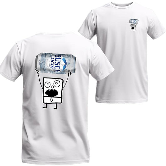 Doodlebob Bush Light Unisex T-shirt, Funny Bush 2 Side Shirt, Unisex T-shirt For Men, For Women, Best choice, Menswear Top, Beer Shirt Underwear Stree