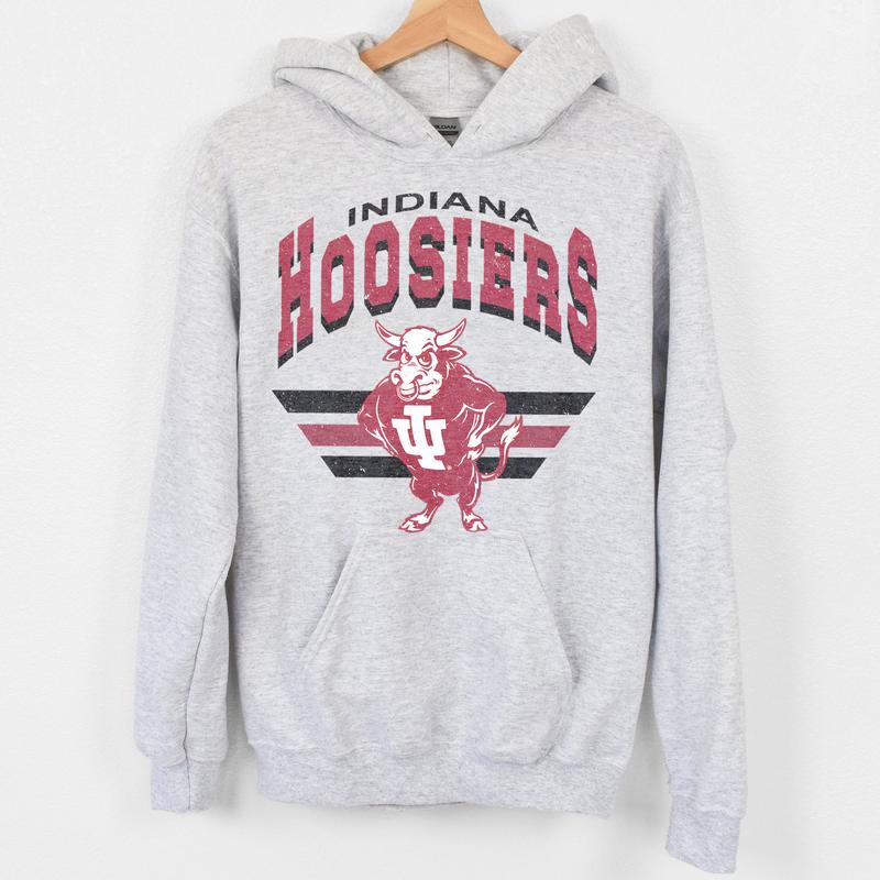16. Indiana Hoosiers Vintage NCAA Sweatshirt, Indiana University Sports Gear Shirt, Classic Unisex College Fan Gift