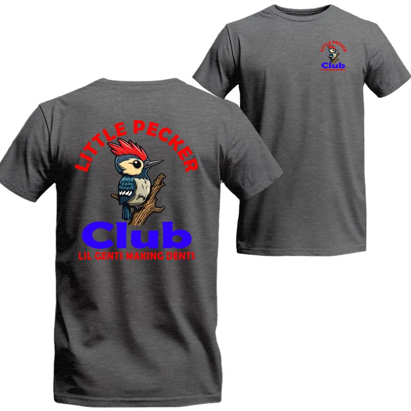Little Pecker Club Double Sided Tshirt, Trending shirt, Little Pecker Short Sleeve Tee, Unisex Shirt, Menswear Top