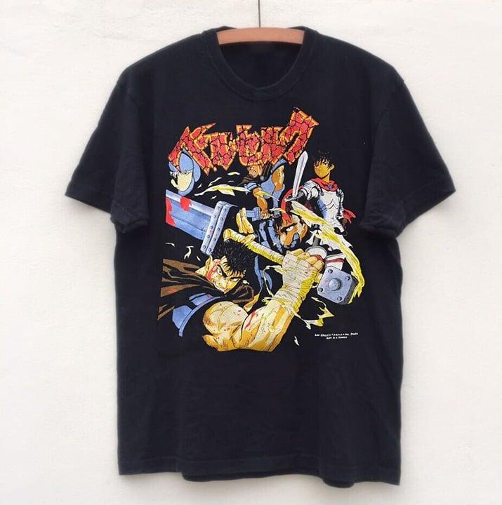 Berserk Anime Shirt Menswear Top Menswear Top