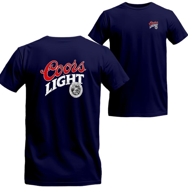 Coors Light Logo T-shirt, Wide Size Selection Gifts for Him, Unisex T-shirt For Men, For Women, Best choice