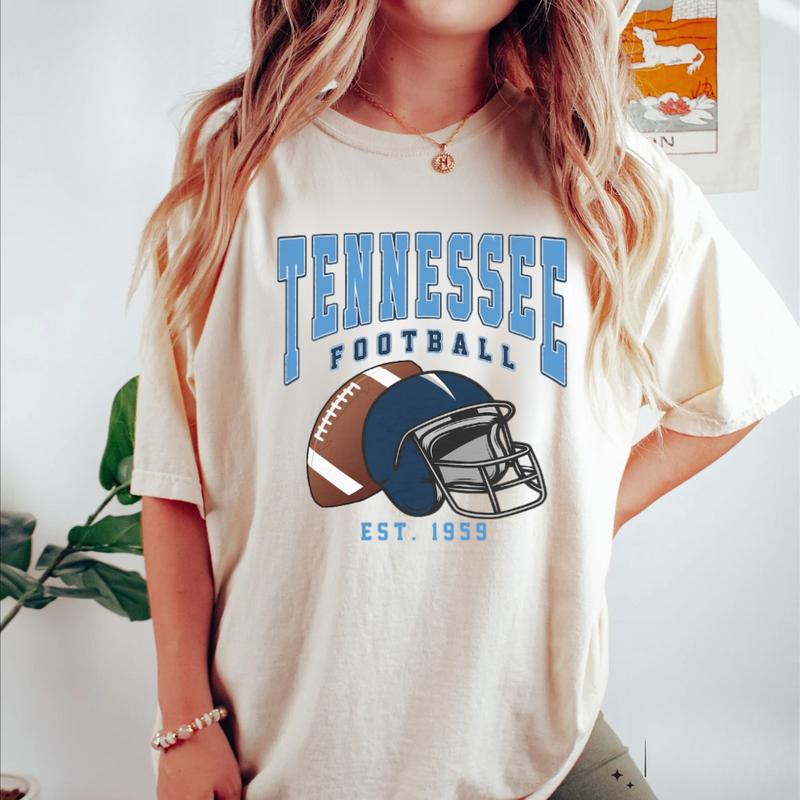 Tennessee Football Shirt/ Sweatshirt, Team Football Vintage Retro College Basketball