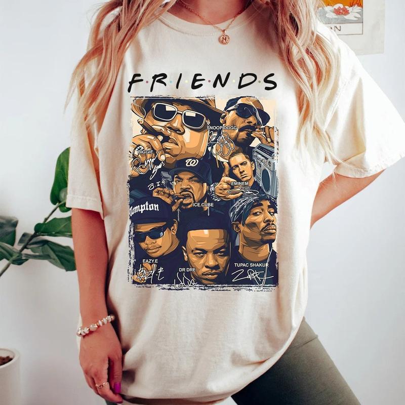 Friends Rapper Tee, Trending Shirt, Friends Hip Hop Shirt, Viral Tee, Gift For Fan, Hip Hop Tee, Friends Shirt, Unisex Short Sleeve Tee Shirt