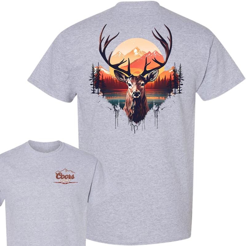 Summer Hunting Deer T-Shirt, Coors Light Hunting T-shirt, Unisex T-shirt, For Men, For Women