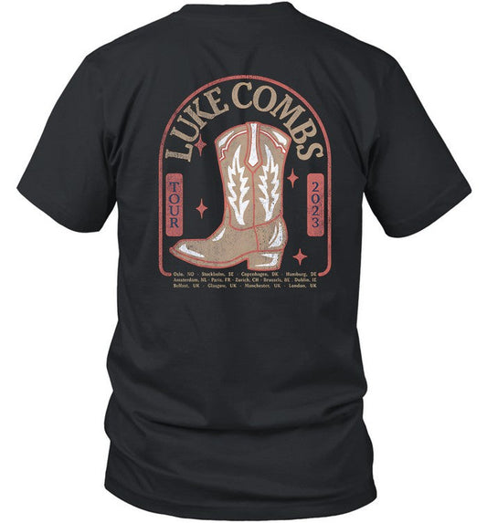 LUKE COMBS TOUR BOOT TEE