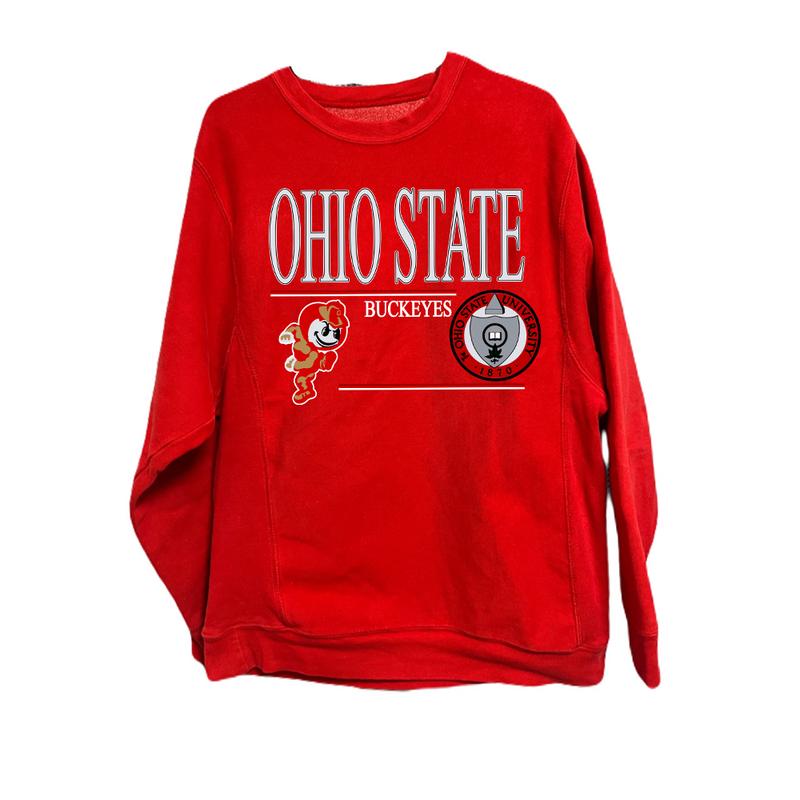 University Ohio State Buckeyes NCAA Pullover Crewneck sweatshirt, Unisex t-shirt, hoodie Cotton