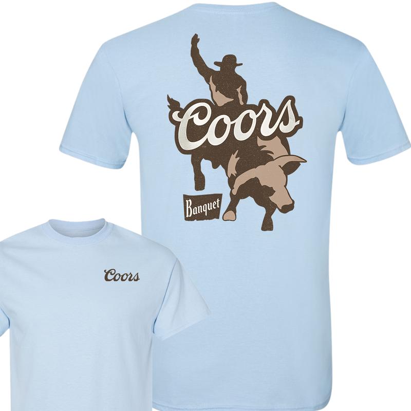 Coors Banquet Rodeo Bull Rider Front and Back T-shirt, Unisex T-shirt, For Men, For Women