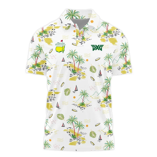 Parsons Xtreme Golf Landscape With Palm Trees Beach And Oceann Masters Tournament Polo Shirt Style C