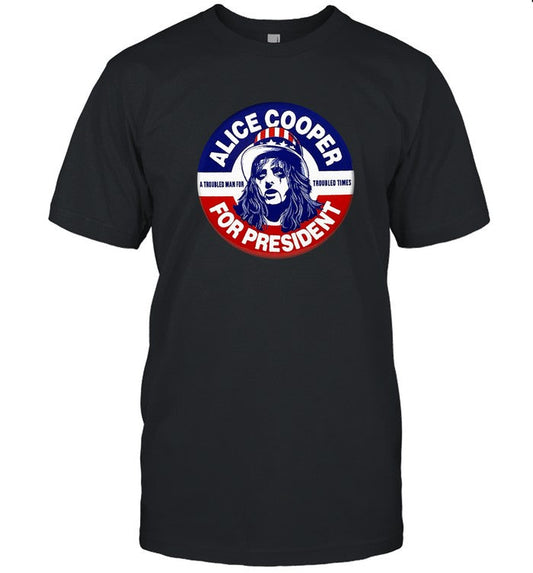 Limited Alice Cooper For President Mac Sabbath Announce Summer 2024 US Tour Shirt