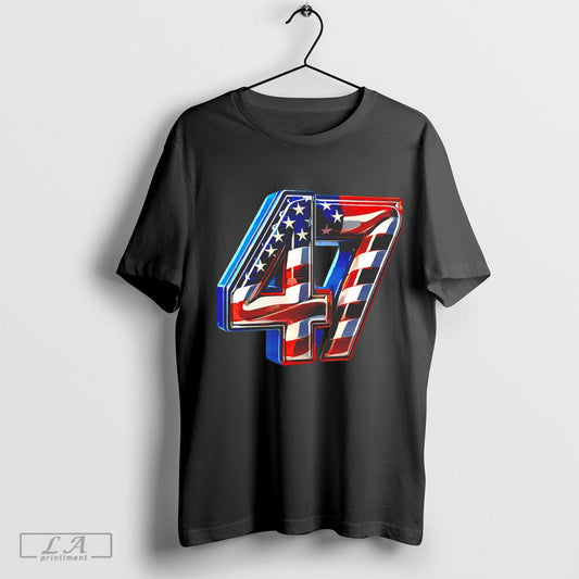 President 47 USA flag shirt