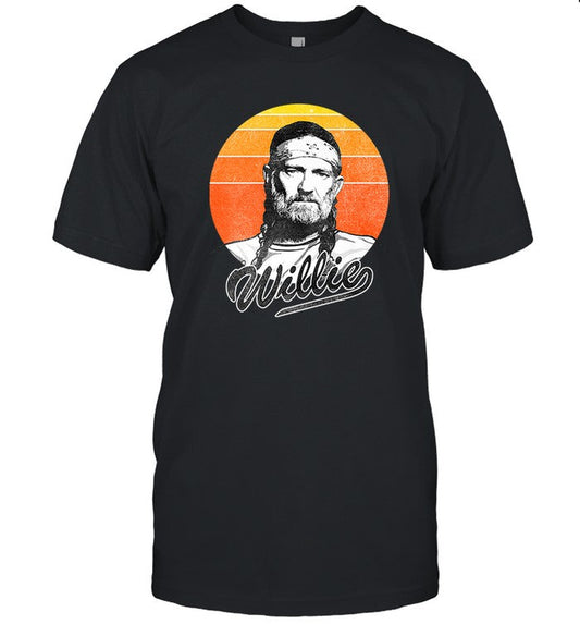Shirt Willie Nelson Sunset Photo Limited