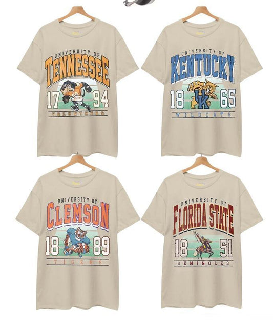 Vintage College All Teams NCAA T-shirt, Vintage T-shirt All Teams NCAA, Classic Sport T-shirt, Unisex T-shirt, For Men And Women, Gifts For Sport