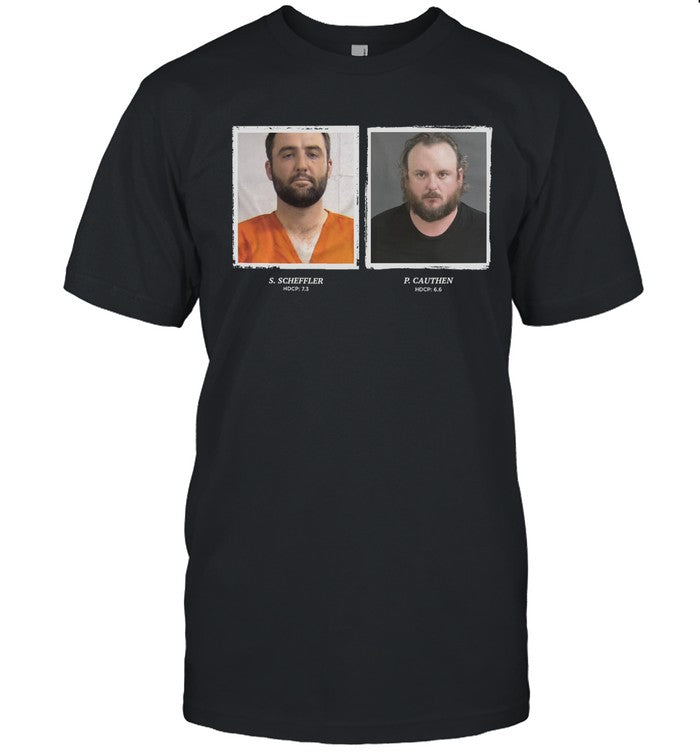 Paul Cauthen & Scottie Scheffler Mugshot Shirt
