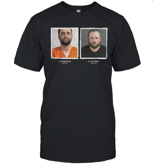 Paul Cauthen & Scottie Scheffler Mugshot Shirt
