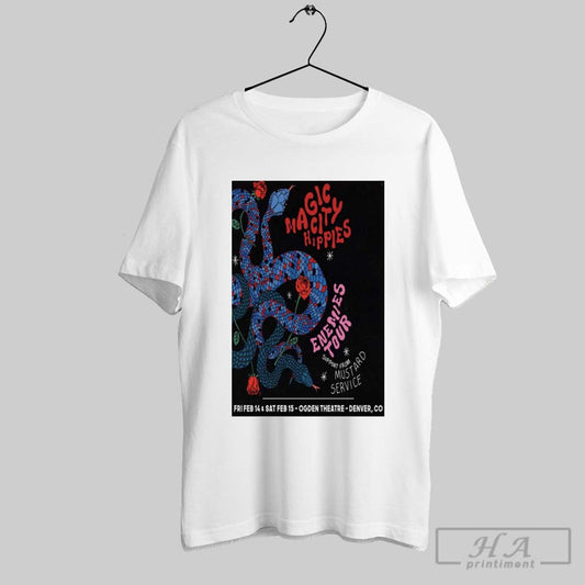Poster Magic City Hippies Shows At Ogden Theatre On Feb 14 15 2025 T Shirt