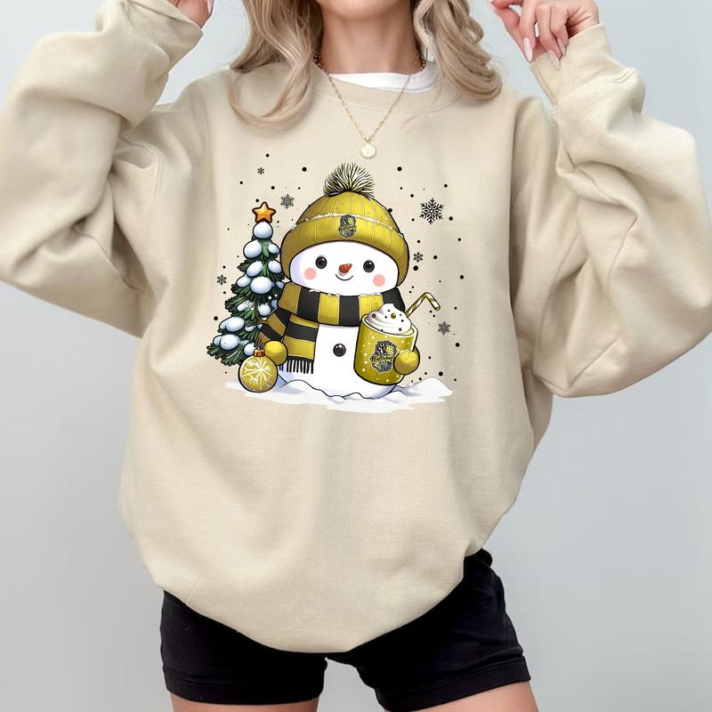 HP Vintage Wizard  Houses Sweatshirt, Snowan Hogwarts Houses Unisex Shirt, Potterhead Shirt, Hogwarts Hoodie, gift for fan, Cotton Fit potterhead swea
