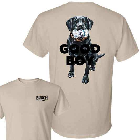 Busch Light Good Boy T-Shirt, Beer Lover Graphic T-Shirt, Full Color T-Shirt, For Men, For Women