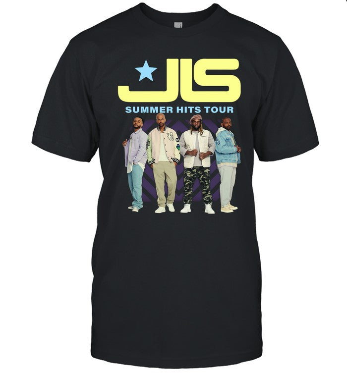 Limited JLS Summer Hits Tour Dates Shirt