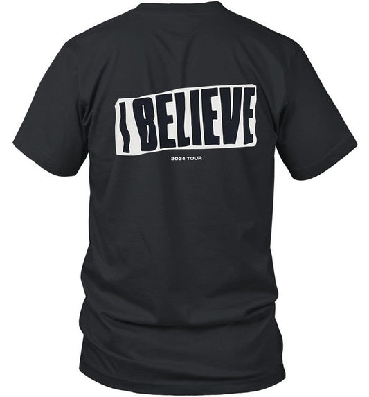 Phil Wickham OUTWTHEOLD I Believe 2024 Tour Black T Shirt