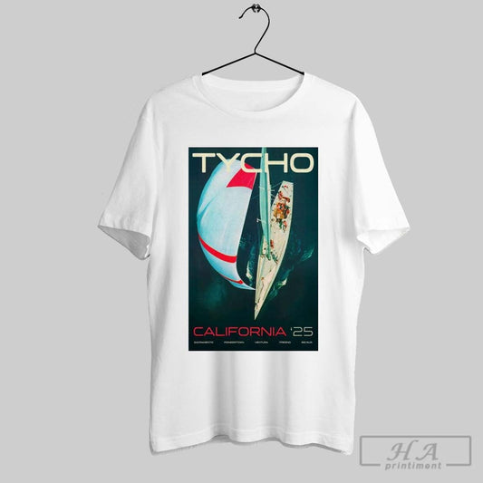 Poster Tycho California 2025 Shows Sacramento Pioneertown Ventura T Shirt