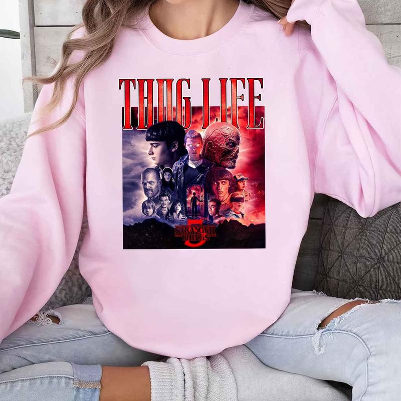 Thug Life Stranger  T Shirt, Things T Shirt, Movie Stranger T Shirt Sweatshirt Hoodie .