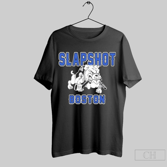 Slapshot Boston Bulldog T Shirt Sweater