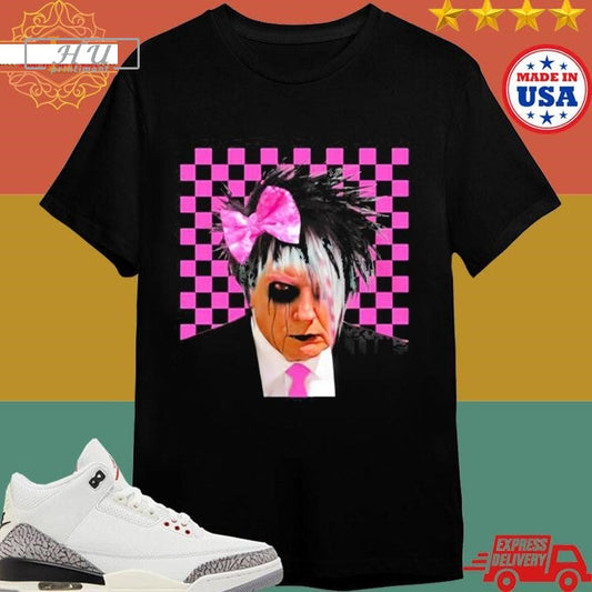 Teen Hearts Emo Trump Dump Mugshot T-Shirt