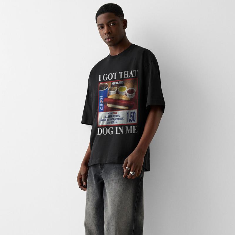 Funny Meme Shirt, I Got That Dog In Me Shirt, Hotdog Shirt, Hot Dog Lover Gift, Quirky And Humorous Quote Merch, Retro Trendy Unisex Classic Cotton Te