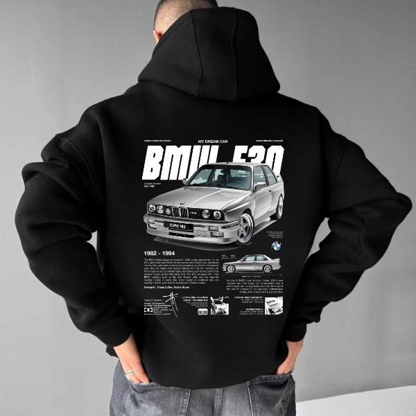 Classsic Bimmer E30 men Hoodies, Unisex, Menswear, Street Racing Shirt, Car Hoodie, Boyfriend Gift