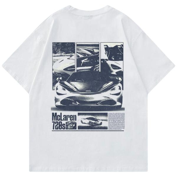 McLaren 720S T-shirt, Hoodie, Sweater, Car Enthusiast Shirt, Car Clothing, Unisex, Vintage car shirt Classic Cotton graphic tees