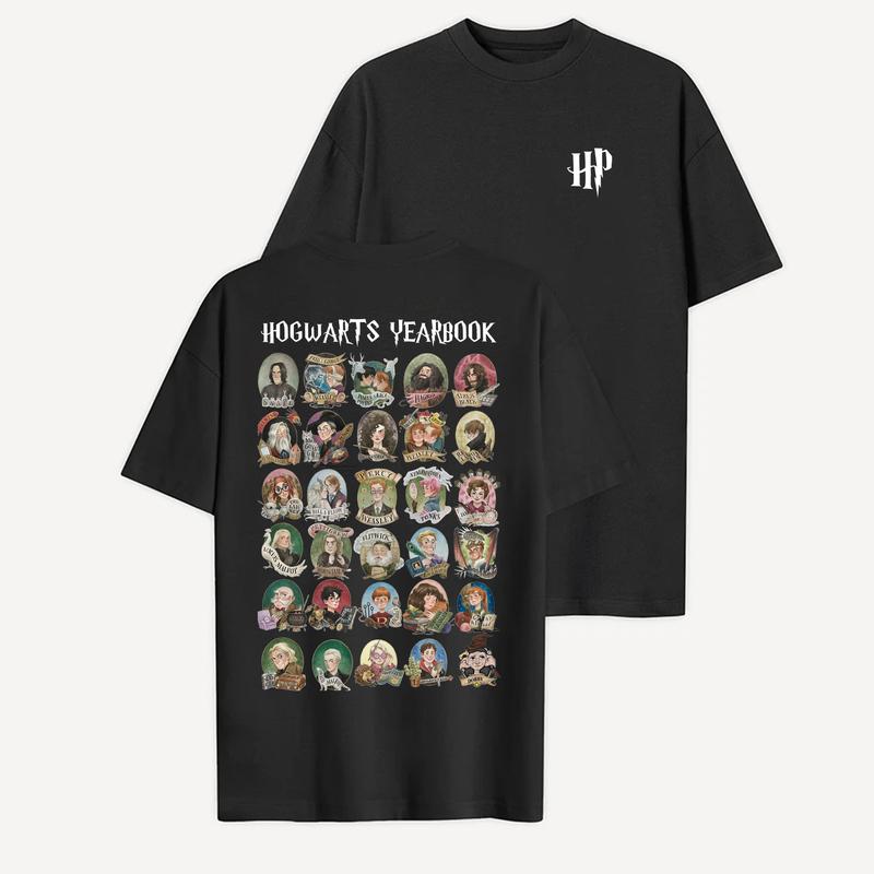 Hogwarts Yearbook New Version Shirt, Harry Magic Movie, Halloween, Fall Season, Full Sizes Full Colors, Comfort Casual Tops