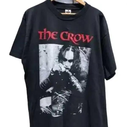 The Crow Movie Black Short Sleeve Cotton T-shirt Unisex Menswear Top Streetwear Tshirt