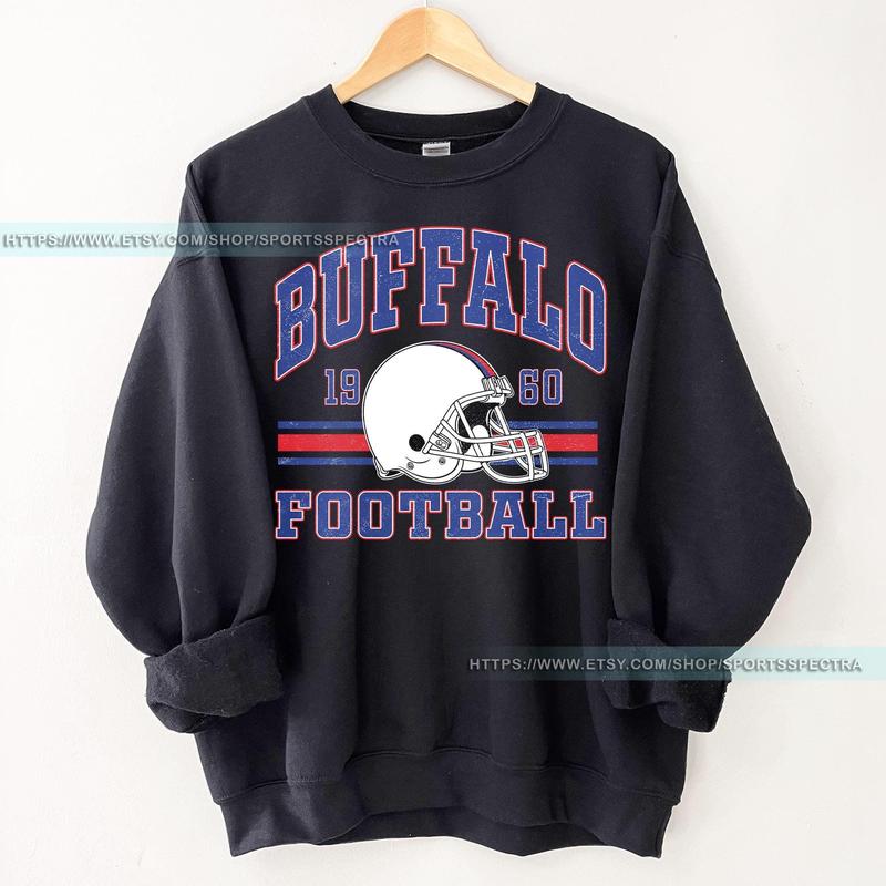 Buffalo Football Vintage Sweatshirt Sweatshirt,Buffalo Bill Crewneck Sweatshirt,Buffalo New York,Buffalo Bill Fan Gift, Gift For Fan