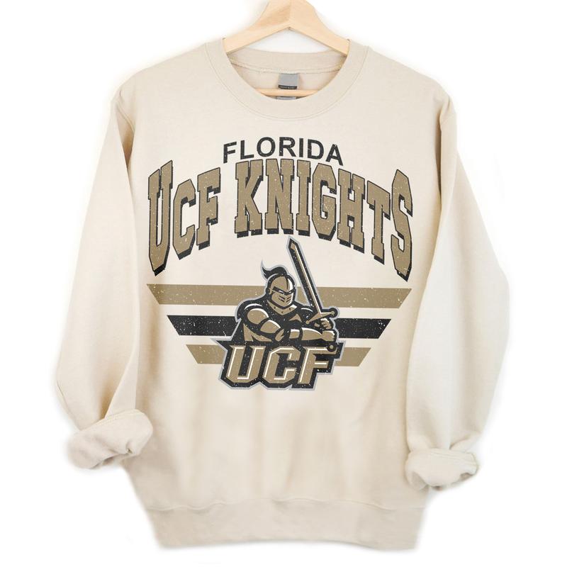 46. UCF Knights Vintage NCAA Sweatshirt, University Team Fan Apparel, Classic Sports Hoodie Gift for Fans